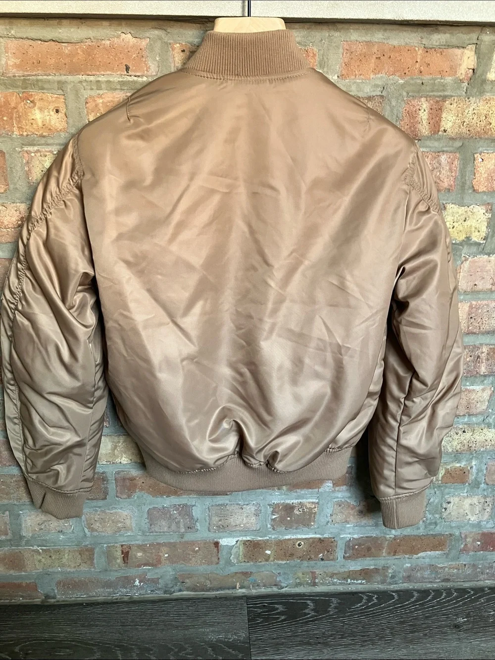 Guess women's satin flight/bomber jacket